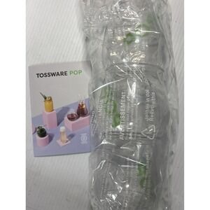 SET OF 12 TOSSWARE POP 12oz Vino, Plastic Recyclable Unbreakable & Crystal Clear